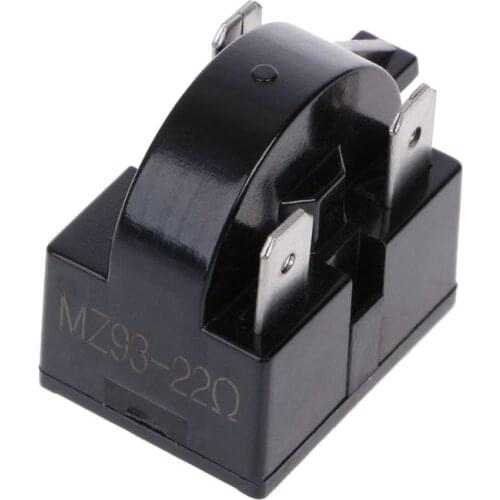 12 Ohm or 24Ohm Refrigerator 220V One Pin Refrigerator Compressor PTC Starter Relay Refrigerator Parts