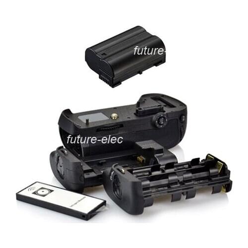 2-Step Vertical Power Shutter Battery Hand Handle Grip Holder For Nikon D800 D800E D810 Camera as MB-D12+ IR Remote +1 x EN-EL15