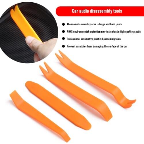 4Pcs/set Car Removal Instal Tool Accessories Plastic For Audi A4 A3 A6 C6 B7 B8 B5 Q5 Seat Leon Ibiza Skoda Fabia Yeti Superb