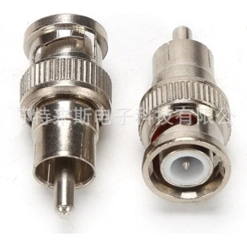 5pcs/2pcs RCA Male to BNC Connector Male Adapter for CCTV Surveillance ip Camera video balun poe splitter Security System plug