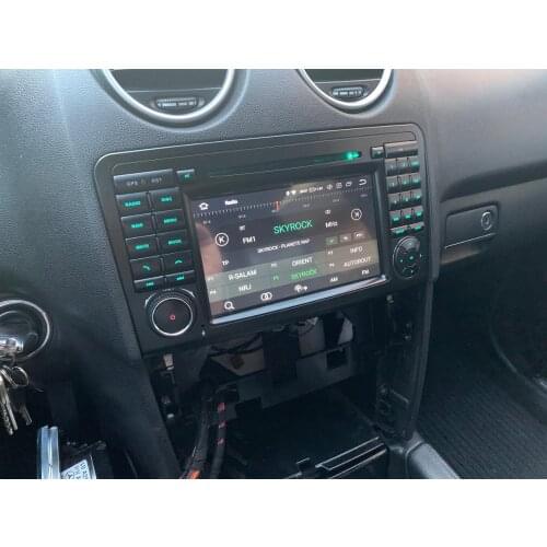 For BENZ ML350 Car radio player Android 10 64GB GPS Navigation Multimedia Player Radio