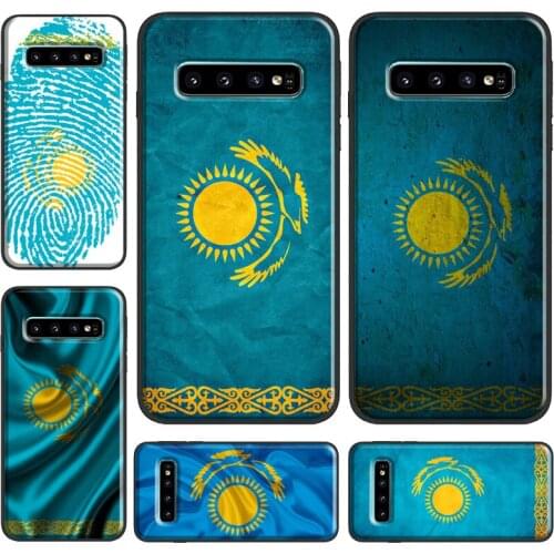 Kazakhstan Flag Case For Samsung Galaxy S20 FE S8 S9 S10 Note 10 Plus Note 9 Note 20 S21 Ultra Phone Cover