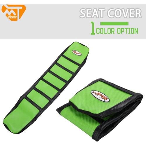 For Kawasaki KXF450 KX450F KXF 450 19-21 2019 2020 2021 Motorcycle Striped Rubber Seat Cushion Cover