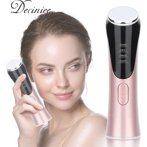 EMS Micro-current Facial Device Skin Firming Face Toning Multifunction Beauty Device for Wrinkle Removal AntiAging Deep Cleaning