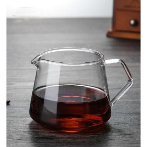 Carafe Drip 400ml 650ml Coffee Pot V60 Pour Over Glass Range Coffee Server Coffee Kettle Brewer Barista Percolator