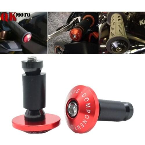 7/8''22 mm CNC motorcycle handlebar cap motocross handle bar grips ends for Honda CR YZ RM KX 85 MOTOR CYCLE 500 CRF YZF