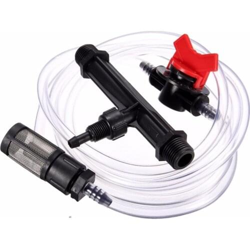 3/4 inch Irrigation Venturi Fertilizer Kit Mixer Injectors Water Tube Ozone Mixer Hot Tub SPA with Switch Filter Irrigation set