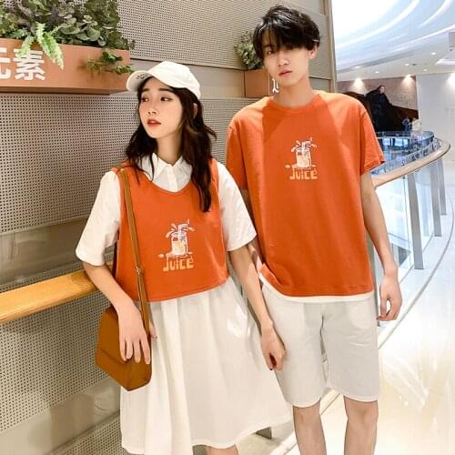 Couples wear summer dress 2021 new summer dress set couples clothes couples clothing