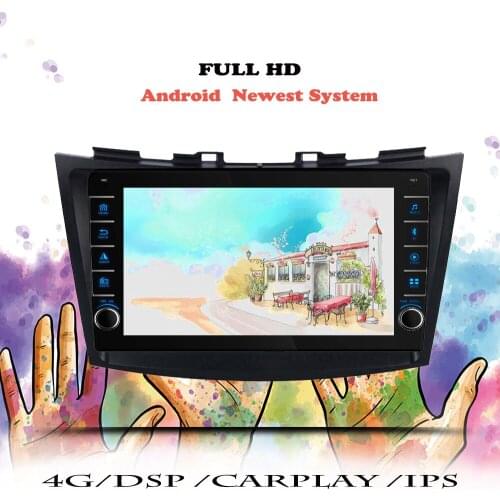 Multimedia Player For Suzuki Swift 2011 2012 2013 2014 2015 Navigation GPS Android Car Radio Audio 2 din DVD Head Unit Cassette