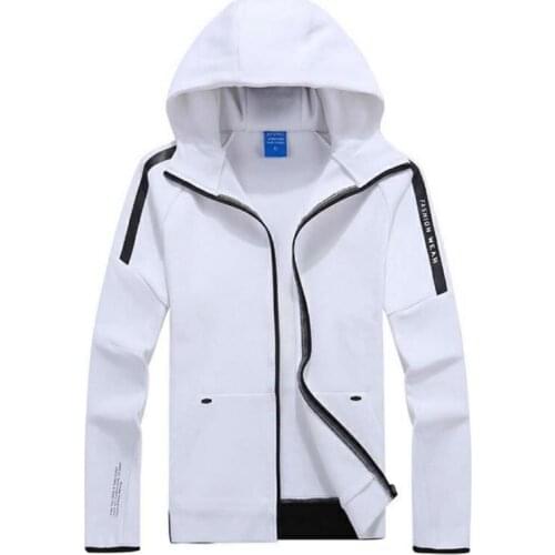 2020 New Arrival Hooded Zipper Jackets Outwear Patchwork Windbreaker Men Casual Spring Autumn Lightweight Jacket