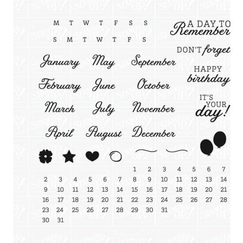 New Clear Stamps 2021 For Scrapbooking Decoration Embossed Paper Card Craft Handmade Knife Die Scrapbooking New 2021