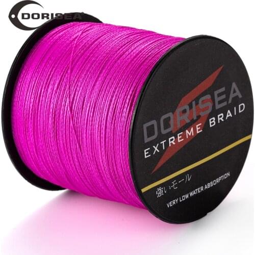 DORISEA 8 Strands Top Quality Extreme Braided 500M 6LB-300LB PE Multifilament Fishing Line Wire Pesca
