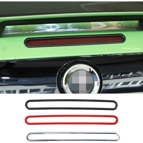 Fit for Ford Mustang 2010-2014 ABS Rear High Brake Light Lamp Cover Decorative Trim Exterior Car Accessories