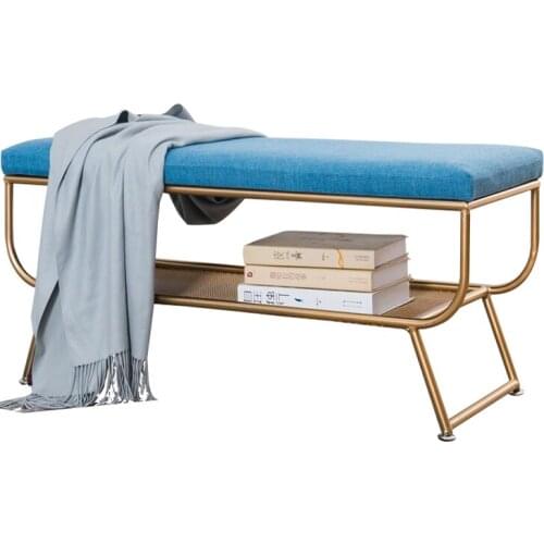 Nordic shoe stool home door shoe cabinet creative shoe stool fitting room bench clothing store small sofa stool