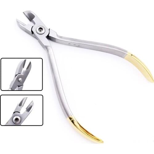 Dental Thin Wire Cutting Bending Pliers Orthodontic Pliers Filament End Cutting Forceps Distal End Cutter Clamp Stainless Steel