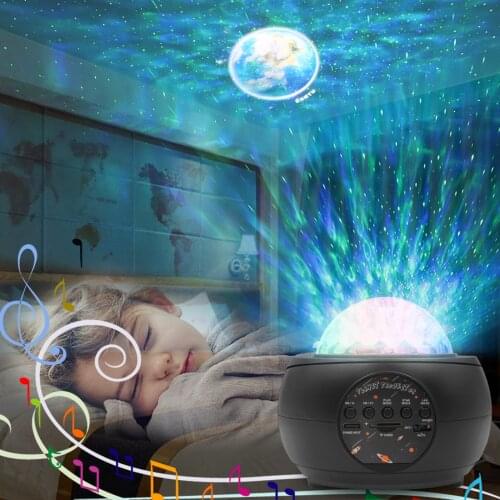 LED Starry Sky Galaxy Projector Starlight Sky Light for Bedroom Ceiling Nursery Decoration Night Light Romantic Projection Lamp