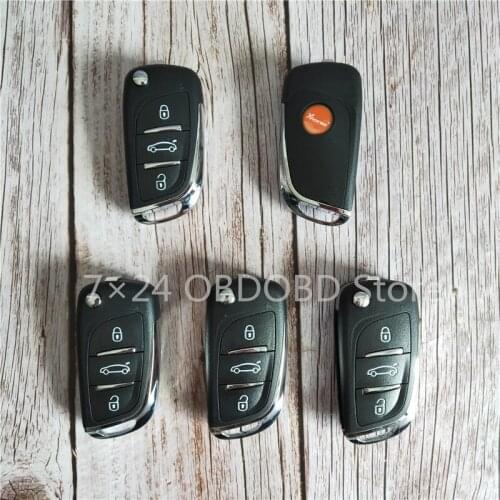 5pcs/Lot XNDS00EN Xhorse Universal Wireless Remote Blank Key For DS Type 3 Buttons