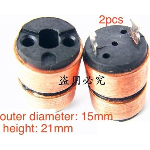 2pcs for Geely ziyoujian BYD F3 Generator Slip Ring Copper Head