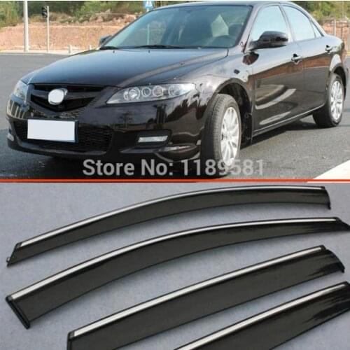 For Mazda 6 M6 2006 2007 2008 2009 2010 2011 2012 2013 Window Wind Deflector Visor Rain/Sun Guard Vent