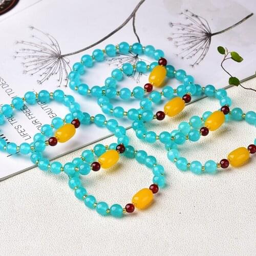 1PC Natural Crystal Bracelets Bracelet Women Ethnic Style Ladies Fashion Handmade Beaded Hand Jewelry For Ladies Jewelry Gifts