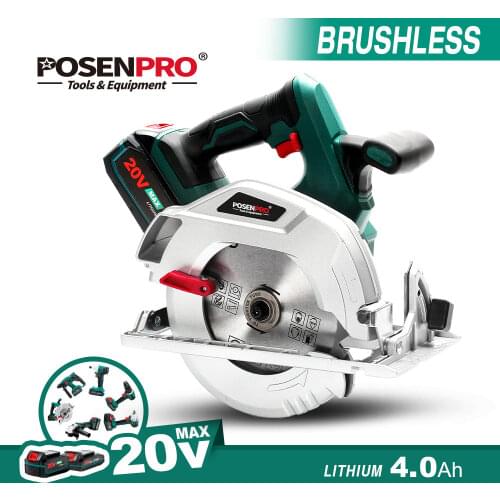 20V Brushless Circular Saw Parallel Guide Wheel 60mm Electric Cutting Saw Wood Working Tools