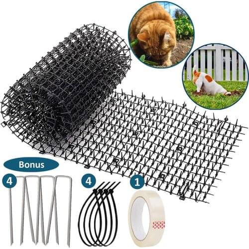 200CM Cat Pad, Anti-cat Thorn Belt, With 4 Staples, 4 Strips, Tape, Stop Digging Animals, Paddock, Safe And Harmless