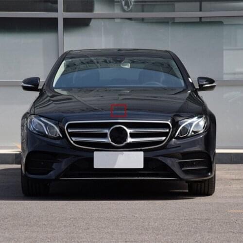 3D ABS 57mm Blue black Hood Front Bonnet Logo Car Badge Emblem accessories For w124 w140 w163 w202 w203 w204 w210 w211 GLA CLA