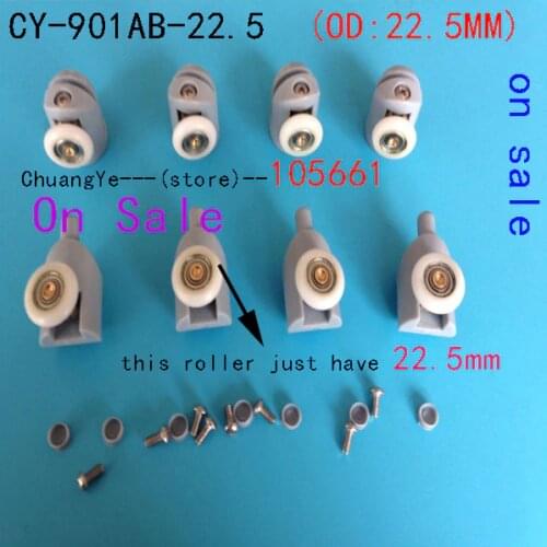 8* Shower rooms cabins & shower room roller 22.5mm ( a set 8pcs free shipping ) On sale
