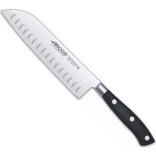 Arches 233500-Santoku series Riviera 180 mm kitchen knife, stainless steel
