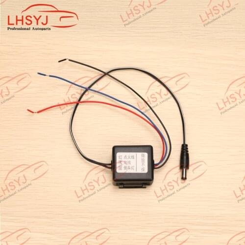 Car Rear View Camera Rectifier 12V DC Power Delay Relay Capacitor with Filter Connector for Backup Auto Car Camera Filter