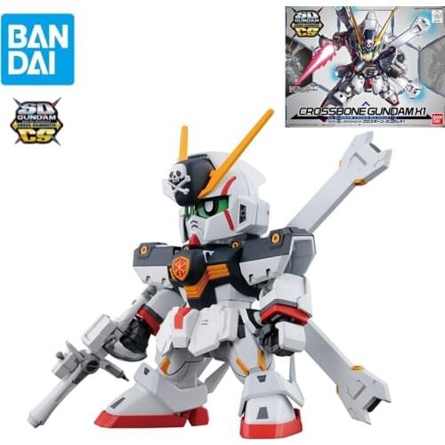 Bandai BB SD CS 02 002 F97 X1 Cross Silhouette System CrossBone Gundam Frame Mobile Suit Assembly Model Kits boys gift