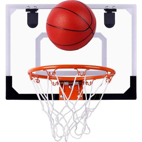 High Quality Basketball Board Box Net Set Backboard Hoop Mini Netball Children Toys For Outdoor Exercise Sport Ornaments