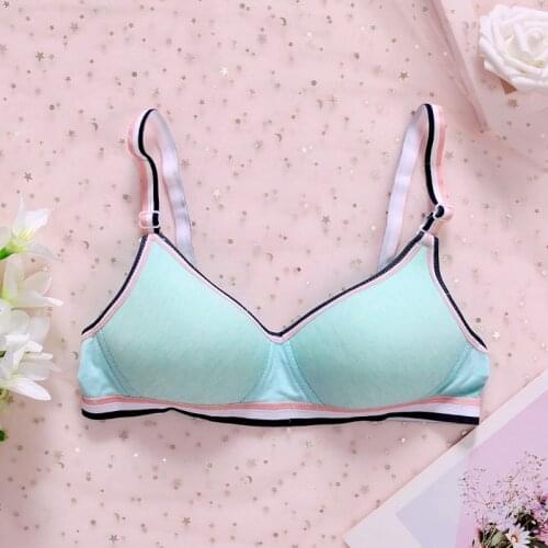 Young Girls Wireless Padded Bra Teenage Sport Underwear 12-18Y Small Lingerie