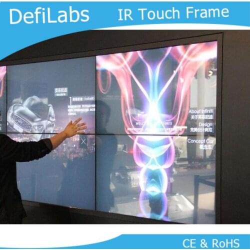 DefiLabs Fast shipping, 32" IR Touch Screen Frame/panel with High Sensitivity and High durability, 2 touch points