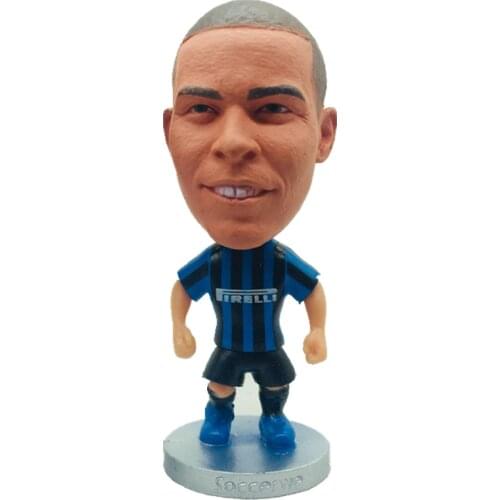 2.55" Soccer Doll Figure Cartoon Player Figurines Ronaldo Lima 6.5cm Height