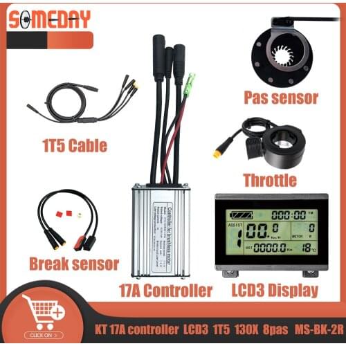 Ebike 17A Controller All Waterproof Plug With 1T5 Extension Cable is Usually Suitable For 350W Motor With Ebike Accessories
