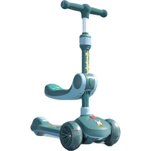 Best Gift for Children One button Fast Folding Kids Scooter with Seat