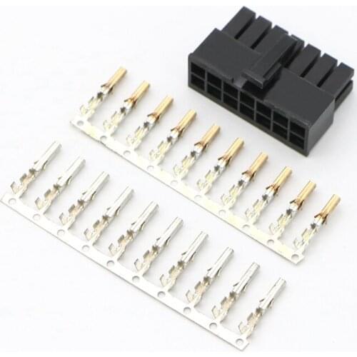 4.2mm 5557 PSU Modular 14Pin Male Connector with 15pcs Terminal pins for PC Modding