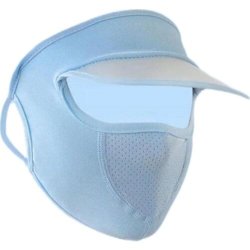 Motorcycle Face Masks Motorcycle Headgear Full Face Mask Summer Ice Silk Breathable Sun-protection Balaclava Caps For Driving