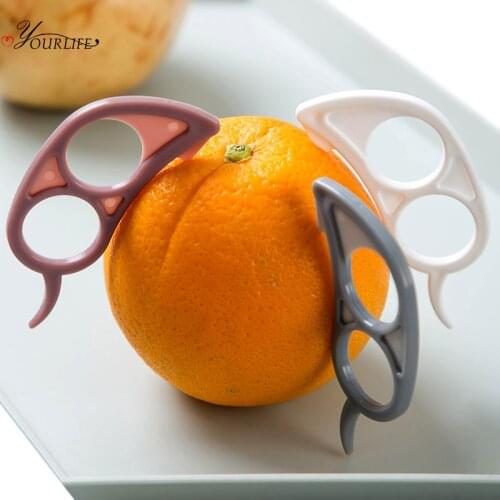 OYOURLIFE 3Pcs/set Creative Finger Ring Oranges Peeler Multi-function Oranges Lemon Pomegranate Fruit Peelers Kitchen Gadgets