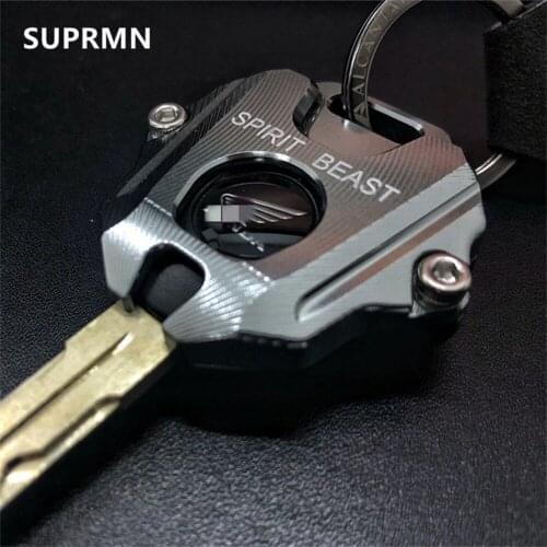 Suitable for Honda CB650R CBR650R CB500X CBR500R keychain modified aluminum alloy key shell