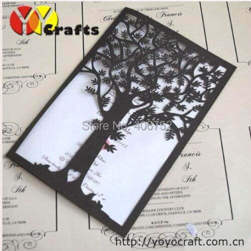 Laser cut wedding paper greeting cards,handmade greeting card wedding invitation cards