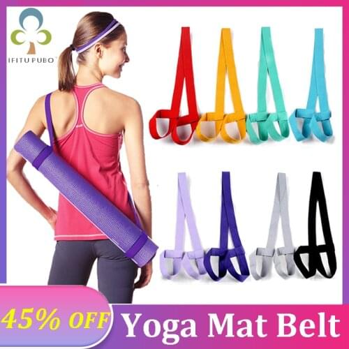 High Quality Yoga Mat Strap Belt Adjustable Sports Sling Shoulder Carry Belt Exercise Stretch Fitness Elastic Yoga Belt ZXH