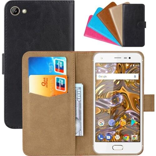 Luxury Wallet Case For BQ BQ-5012L Rich PU Leather Retro Flip Cover Magnetic Fashion Cases Strap
