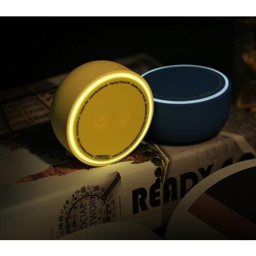 Shadow Series TWS Bluetooth 4.2 Magnetic Separated Bluetooth Speaker Portable Mini Night Light Small Speaker