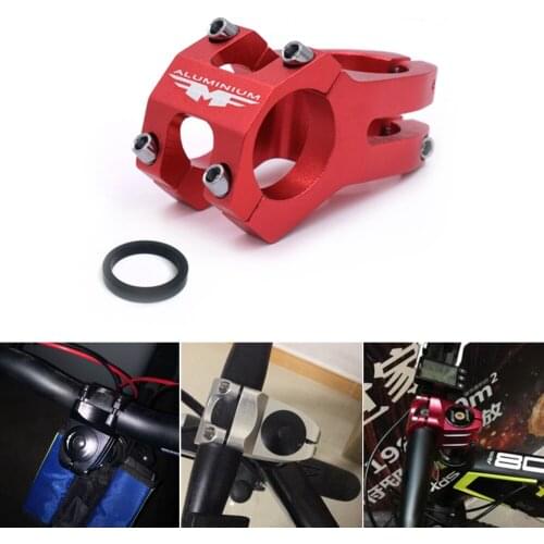 31.8mm MTB Power Aluminium Alloy Stem Bike Stem MTB Riser Steering Wheel Short Handlebar Outdoor Bicycle Accessories Elegance