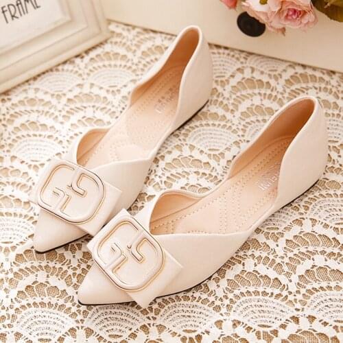 Flat bottom net red single shoes women 2020 summer new wild side air pointed shallow mouth peas shoes shoes scoop shoes