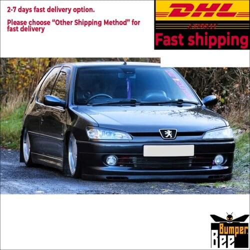 For Peugeot 306 laguna model FRONT SPOILER BUMPER LIP Euro Spoiler Lip Universal 2 pcs Body Kit