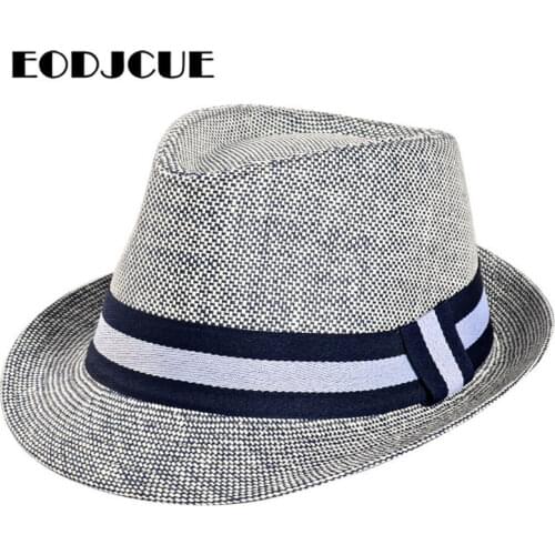 2019 England Retro Fedoras Top Jazz Hat Men Women Spring Summer Casual Hats Cap Classic Sun Hat Beach Panama Hat