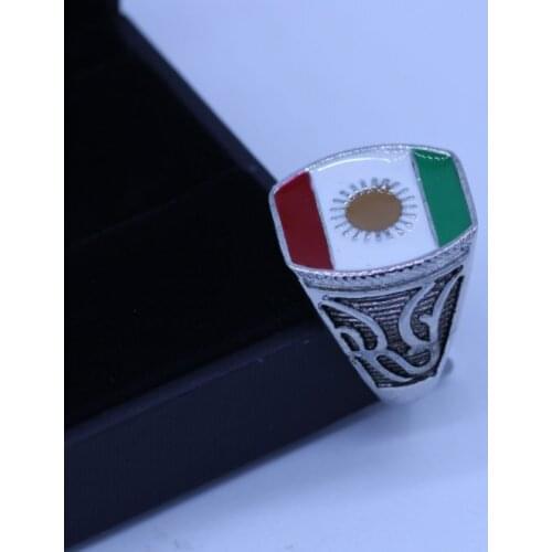 3PC/lot Kurdish necklace flag ring prayer beads Rosary tasbih Kurdistan gift tesbih Kurdische pin patches brooches phone case